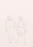 Neo Rauch, Ohne Titel, 2007, Pencil drawing