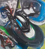 Helmut Sturm, Ohne Titel, 1990, Oil on canvas