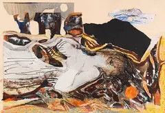 Conrad Westpfahl, Ohne Titel, 1971, Mixed media