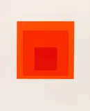 SP-J by Josef Albers, 1971, Silkscreen in colors, sold Dec 2017