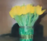 Gerhard Richter, Tulips, 2017, Giclée print on aluminium, face mounted to plexiglass