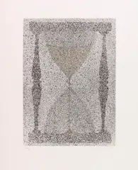 Reloj de Arena by Ed Ruscha, 1988, Etching in colors, sold Dec 2017