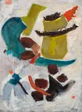 Gabriele Münter, Mit blauem Bogen