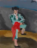 Helmut Kolle gen. vom Hügel, Toréador dans l’arène, Um 1930, Oil on canvas