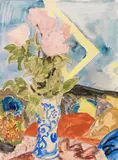 Erich Heckel, Rosen, 1921, Gouache