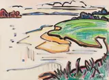 Karl Schmidt-Rottluff, Buchtausläufer nach Westen