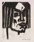 Emil Nolde, Frauenkopf III, 1912, Woodcut