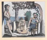 Pablo Picasso, Bacchanale, 1955, Etching and aquatint in colors