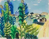 Eduard Bargheer, Italienische Landschaft