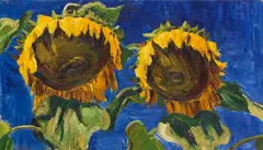 Sonnenblumen by Arnold Balwé, Wohl 1950, Oil on canvas, sold Dec 2017