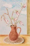Bruno Goller, Stillleben mit Magnolien