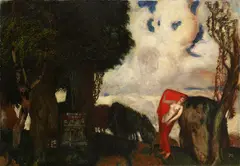 Franz von Stuck, Iphigenie auf Tauris, Ca. 1890, Oil on canvas