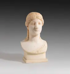 Artur Volkmann, Weibliche Porträtbüste I, Ca. 1890, Marble