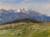 Edward Theodore Compton, Blick auf Igls im Inntal