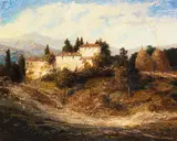 Otto Eduard Pippel, Sommerliche Landschaft in der Toscana