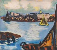 Max Beckmann, Château d'If, 1936, Oil on canvas