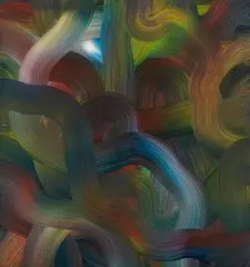 Gerhard Richter, Rot-Blau-Gelb, 1973, Oil on canvas