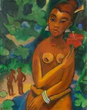 Max Pechstein, Ronmay, 1917, Oil on canvas