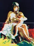 Alain Jacquet, La vierge et l'enfant, 1966, Acrylic