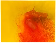 Yellow Diary 3 by Otto Piene, 1995/96, Oil, sold Jun 2017