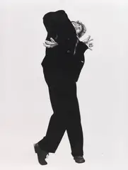 Untitled (Eric - Men in the Cities) by Robert Longo, 1981/1987, Charcoal drawing, sold Jun 2017
