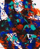 Untitled (SFF. 1740) by Sam Francis, 1994, Acrylic on canvas, sold Jun 2017