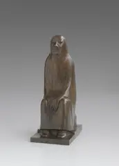 Sitzende Alte by Ernst Barlach, 1933, Bronze, sold Jun 2017