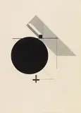 El Lissitzky, Proun IV - Blatt  4 der I. Kestnermappe, Proun, 1923, Lithograph