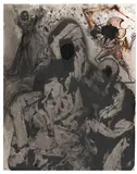 Salvador Dalí, Dove finivano le due file, camminava una signora, che dalla gravità mostrava d'esser tale..., 1964, Mixed media