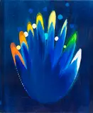 Heinz Mack, Phönix liegt in deiner Hand, 1994, Acrylic on canvas