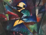 Arnold Topp, Ohne Titel, 1916, Gouache