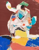 Asger Jorn, Kopfbild, 1969, Collage