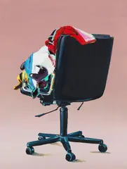 Sessel by Cornelius Völker, 2004, Oil on canvas, sold Jun 2017