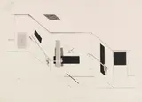 El Lissitzky, Der Prounenraum - Blatt 5 der I. Kestnermappe, Proun, 1923, Lithograph