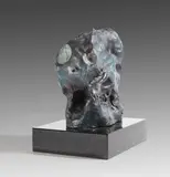 Jonathan Meese, Schädel II, 2003, Bronze