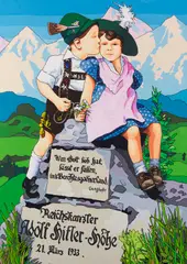Christopher Winter, Ohne Titel ("Wen Gott lieb hat...."), 2002, Acrylic on canvas