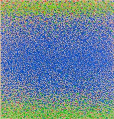 Landschaft Blau-Grün by Kuno Gonschior, 2004, Acrylic, sold Jun 2017