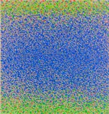 Kuno Gonschior, Landschaft Blau-Grün, 2004, Acrylic