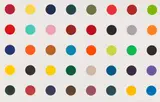 Methyl Phenylsulfoxide by Damien Hirst, 2010, Woodcut in colors, sold Jun 2017