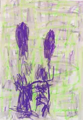 Georg Baselitz, Ohne Titel, 2005, Tuschfeder, Aquarell und Tuschpinsel auf Velin