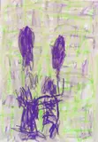 Georg Baselitz, Ohne Titel, 2005, Tuschfeder, Aquarell und Tuschpinsel auf Velin