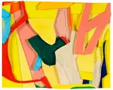 Tom Wesselmann, Maquette for Hancock (Yellow Ghost), 1996, Acrylic