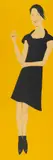 Alex Katz, Black Dress 7 (Carmen), 2015, Silkscreen in colors