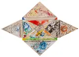Jean Tinguely, Also auf bald, 1986, Gouache