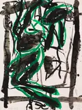 Georg Baselitz, Ohne Titel (18.VII), 1993, Gouache