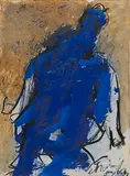 Emil Schumacher, Hama IV, 1984, Mixed media