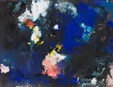 Fred Thieler, Durchbrochenes Blau
