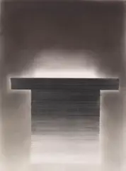 Rupprecht Geiger, Ohne Titel, 1987, Graphite drawing