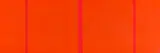 Vera Molnár, Partition d'une surface orange par 3 lignes rouges d'épaisseur inégale (motus), 1960, Gouache