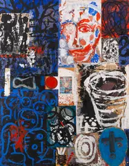 Helmut Middendorf, Ohne Titel, 1990, Mixed media